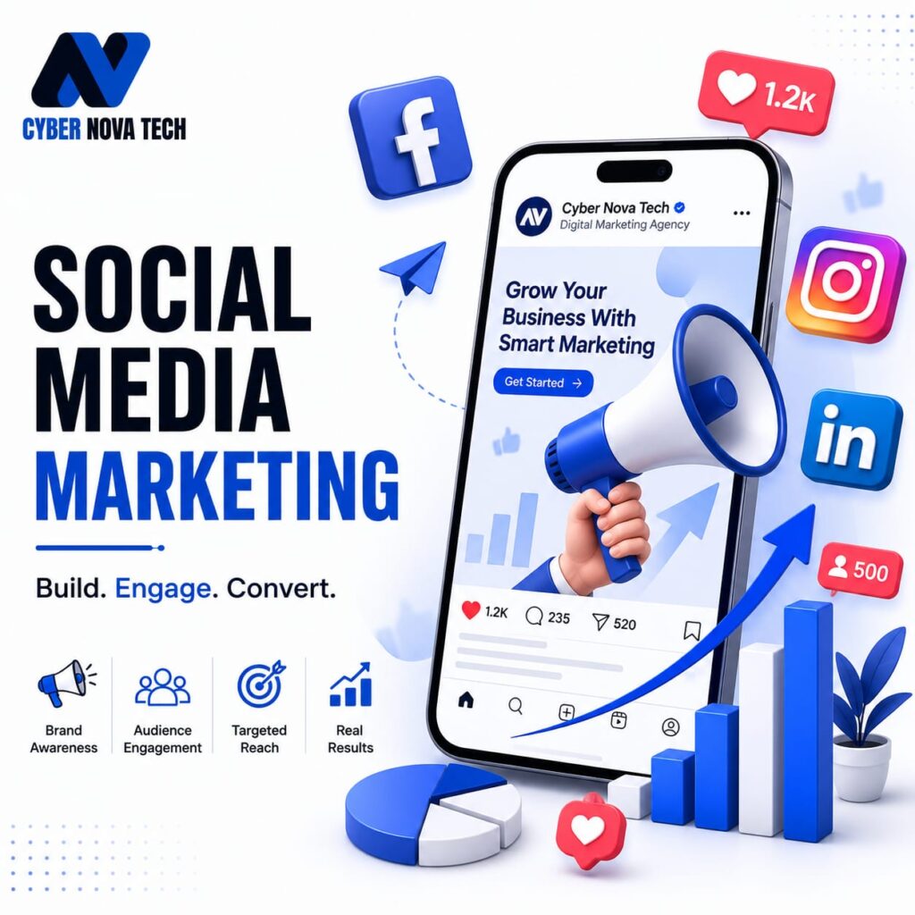 Social media management service helping businesses grow online