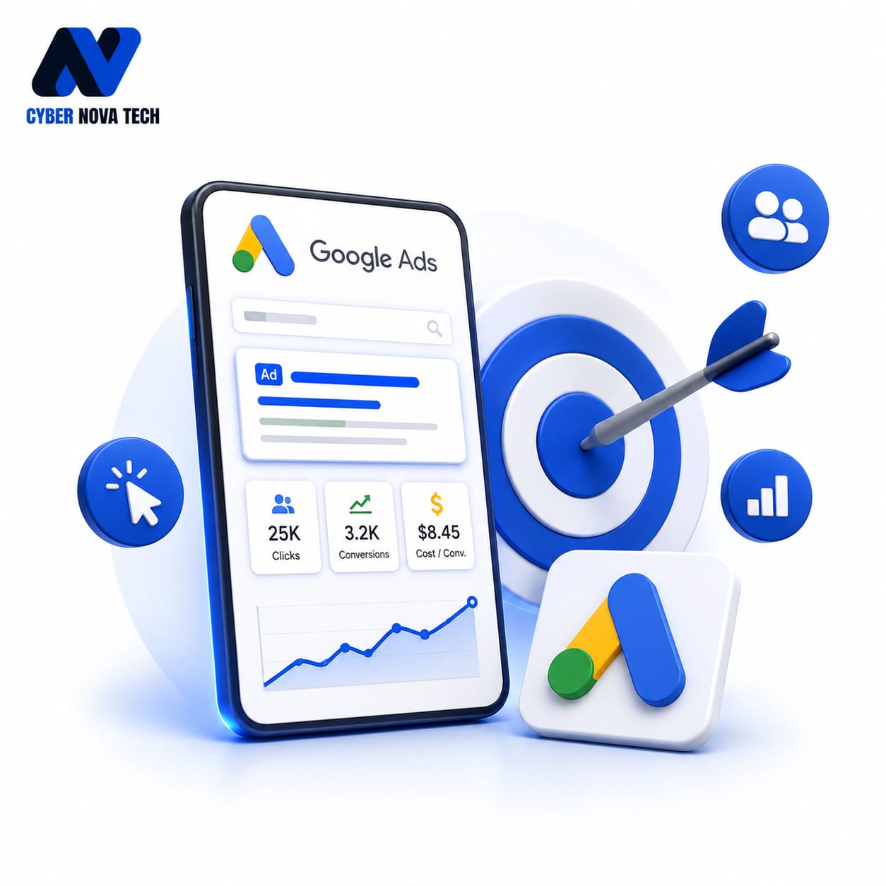 Google Ads agency creating targeted advertising campaigns