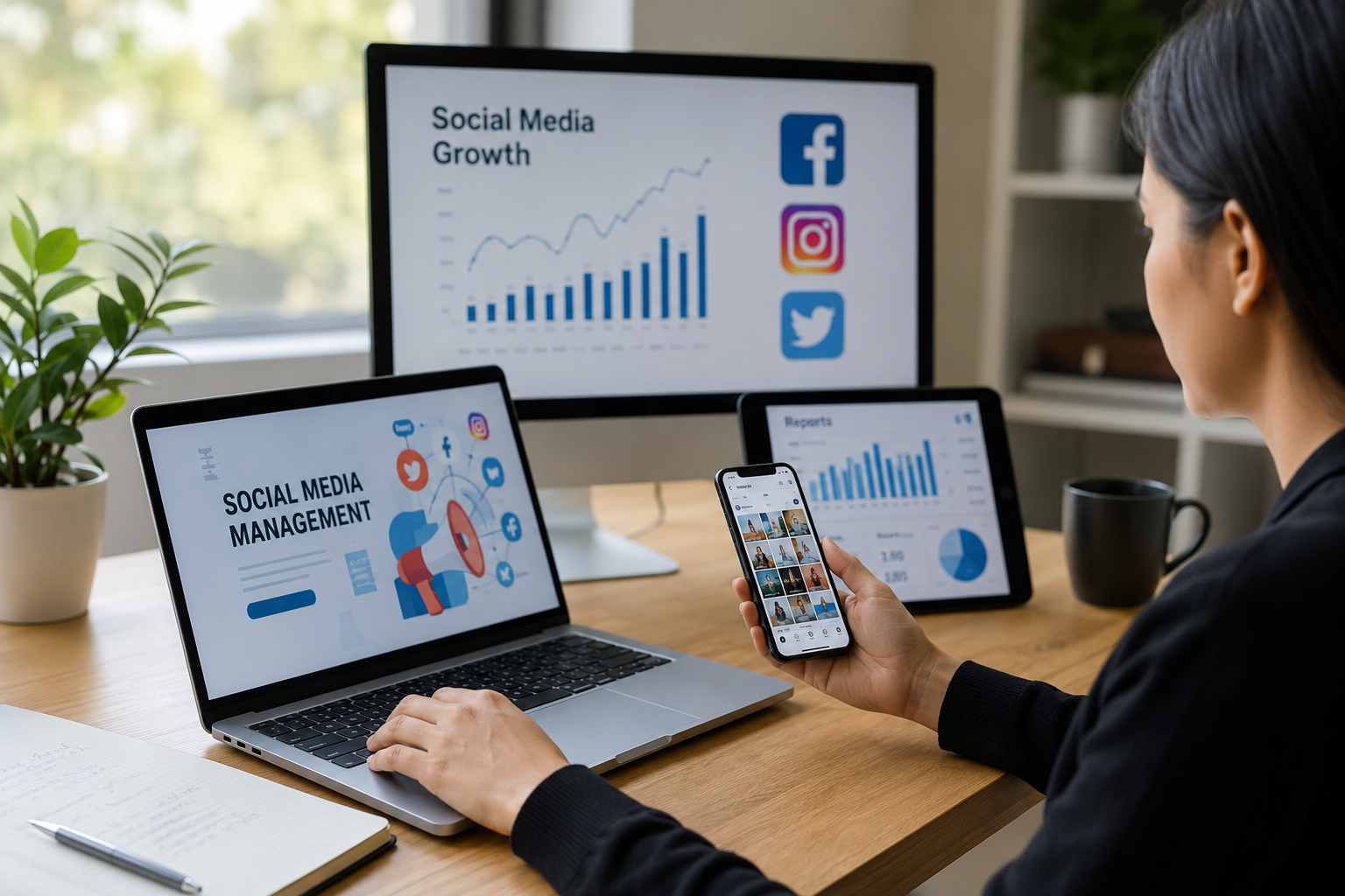 Social Media Management Service: The Key to Growing Your Business Online